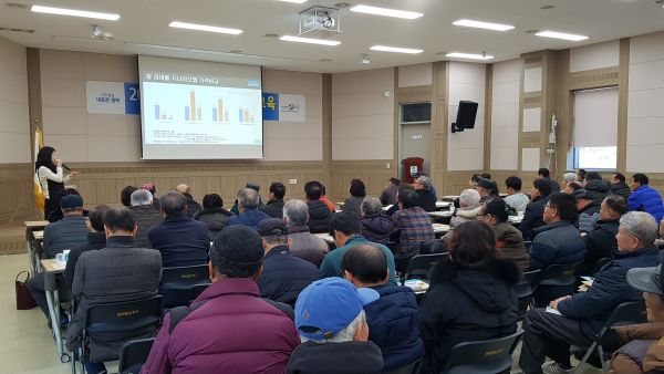 2020년 새해농업인실용교육 실시 모습