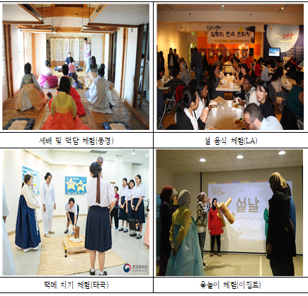 설 맞이 행사 사진