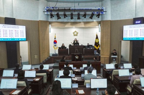 제227회 임시회 제2차 본회의 전경
