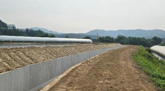 청주시, 옥산면 호죽리 수해피해 항구복구사업 준공