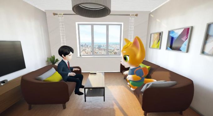 광주광역시교육청이 학생 심리·정서 안정을 위해 9일부터 운영을 시작한 ‘메타버스 상담프로그램’에 참여한 학생이 상담을 하고 있다./광주광역시교육청 제공