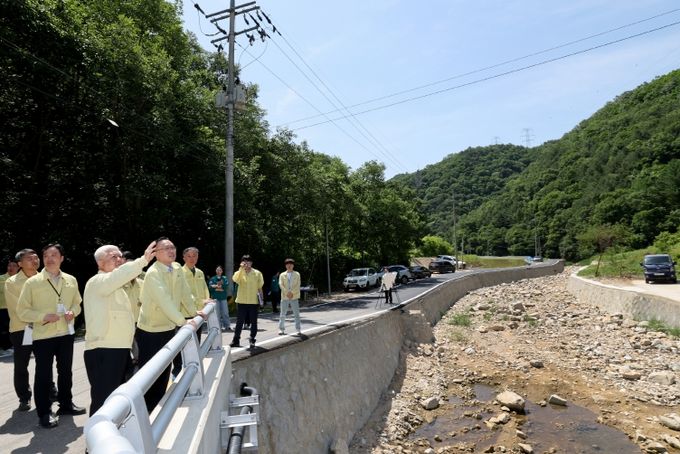 이한경 행안부 안전차관 방문, 해당 지역 안전 점검