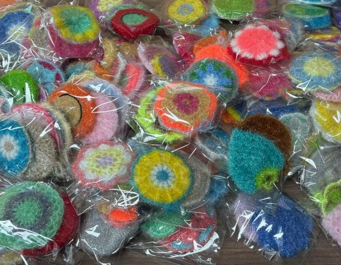 태백시 황연동 주민, 손뜨개 수세미 200개 기부