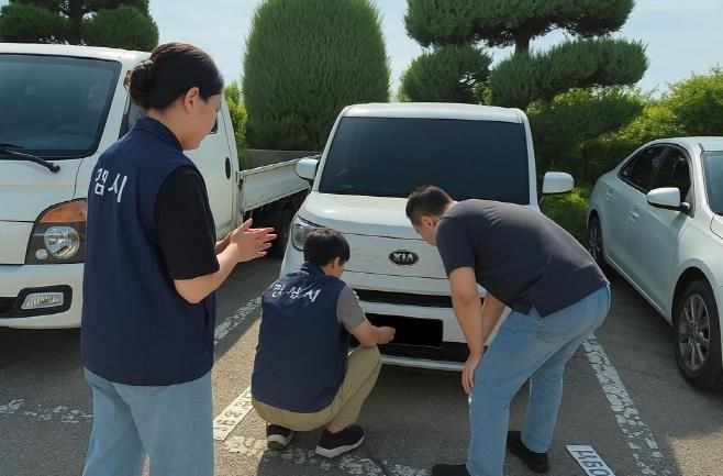 안성시, 체납차량 일제단속 실시