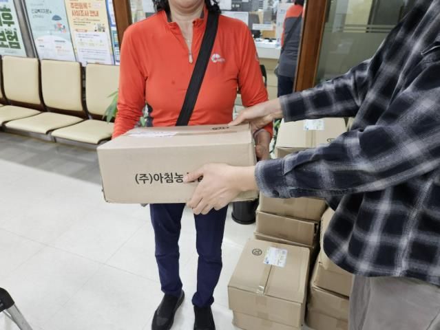 동남용역, 추석 명절을 맞이하여 수원시 영통구 광교2동 행정복지센터에 백미 후원