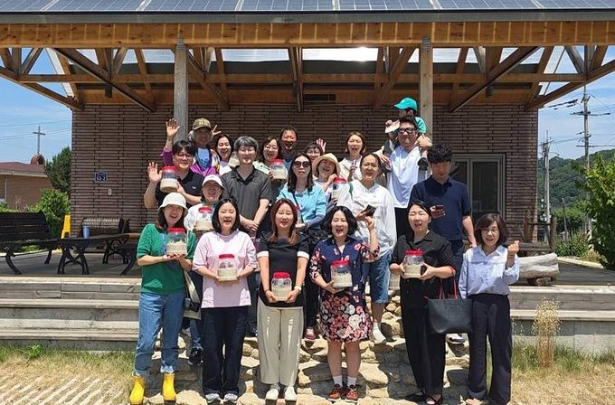 평화마을 막걸리 만들기 체험