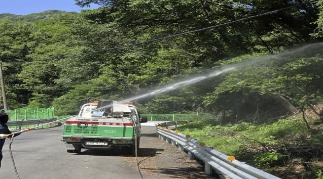 수원시 장안구, 가을철 돌발해충 협업방제 실시
