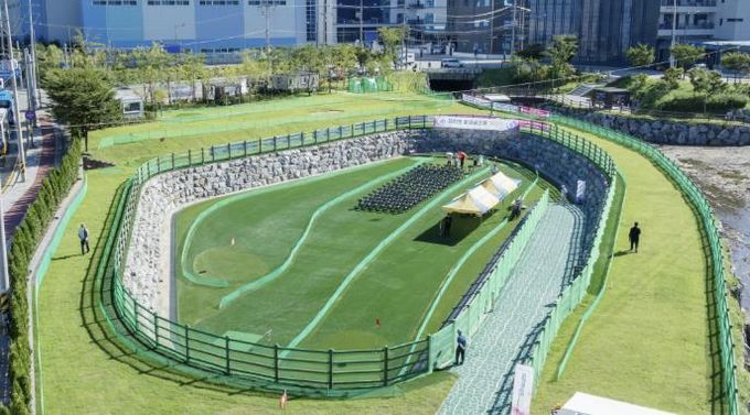 의왕시, 금천천 파크골프장 시범운영 마무리…내년 4월 정식 개장 추진