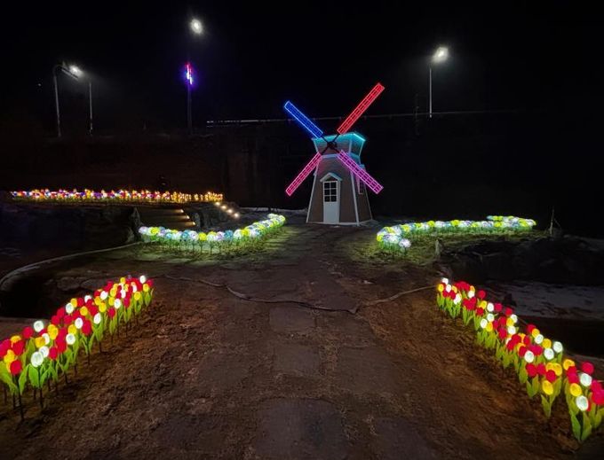 포천시, 일동면 청계저수지 경관조명 설치사업 준공