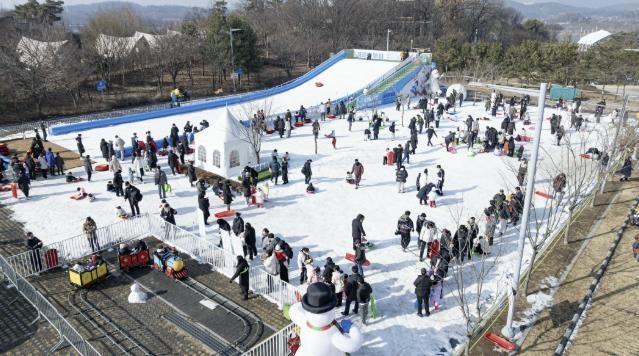 의왕왕송호수 겨울축제 ‘겨울아 놀자’ 아이들에게 큰 인기