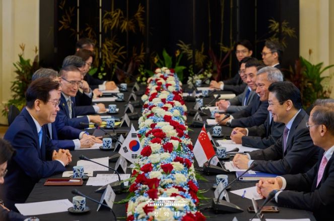 한-싱가포르 정상회담(청와대)