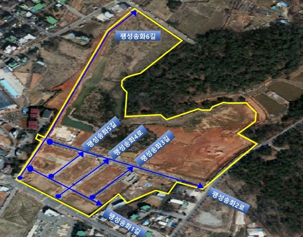 평택시, ‘평택 송화지구 도시개발사업지구’ 등 도로명 부여