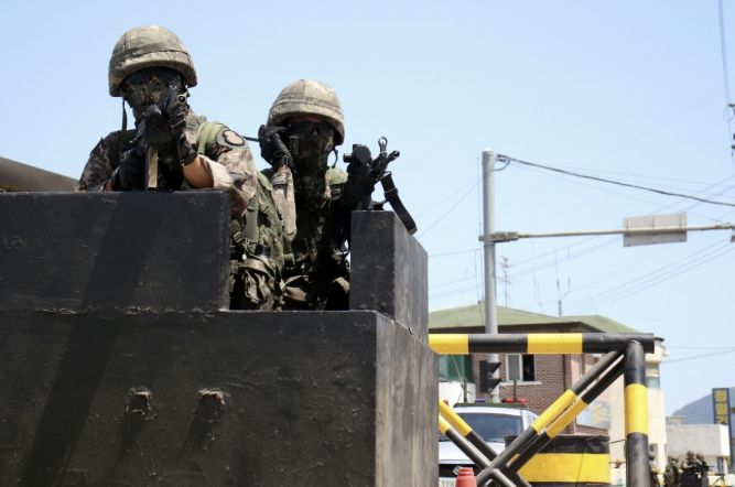 8기동사단 2025 대침투종합훈련 사전예고 홍보 사진