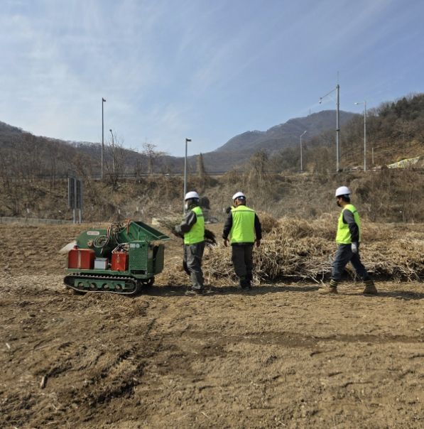 동두천시, 영농부산물 파쇄사업 추진으로 산불 예방 나서
